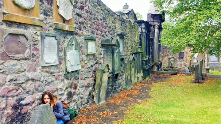 Escondiéndonos de Voldemort en el cementerio de Greyfriars (Edimburgo)